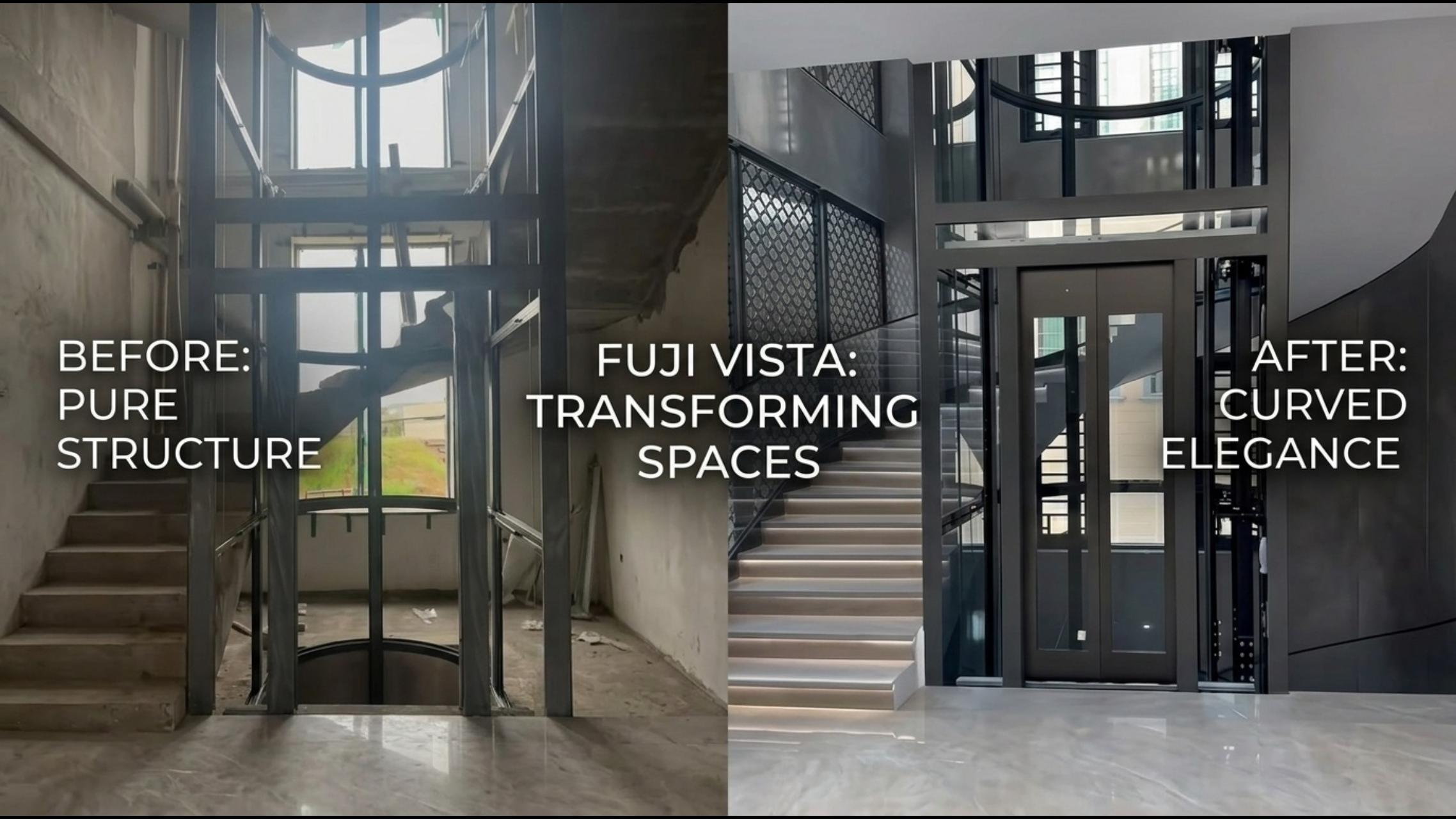 FUJIVISTA semi-circle observation elevator